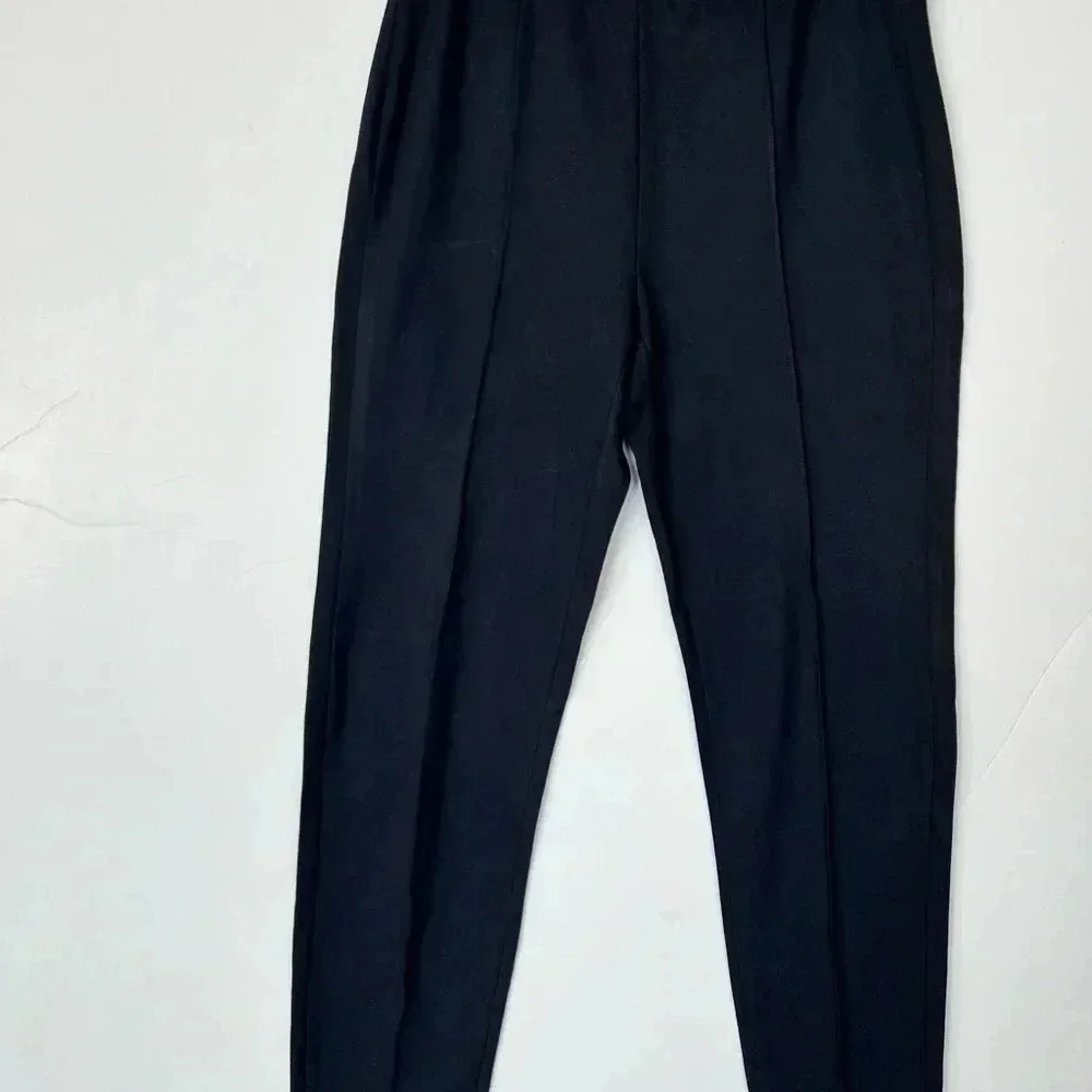 Soft Surroundings Leggings Elastic Waistband with Seam Down Leg - Picture 2 of 7